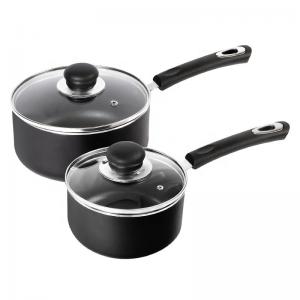 New Design Kitchen Cooking Sauce Pan Cookware Milk Pot Aluminum Non-stick Saucepan Cookware Sets With Bakelite Handle