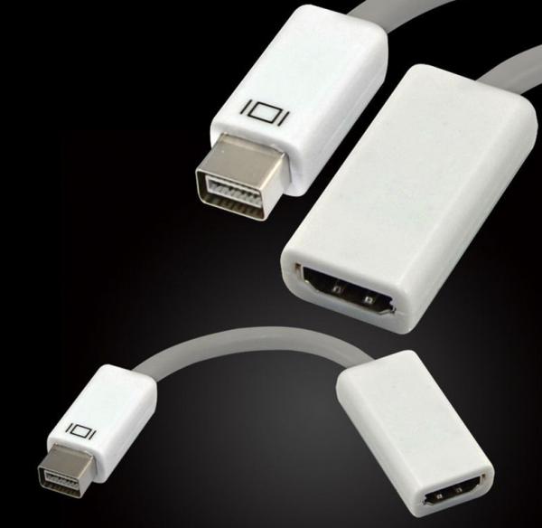 15CM Mini DVI Male to HDMI Female Adapter Convertor Cable for Macbook pro iMac
