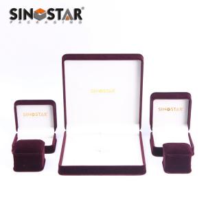 Crystal Necklace / Earring / Ring Jewelry Display Sets Protective Box For Transportation