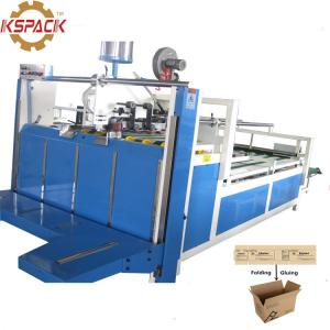 China Semiautomatic Corrugator Carton Box Folder Gluer Machine supplier