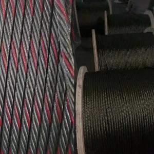 China High Carbon Galvanized Steel Wire Rope with 7x7 6x19 and 6x36 Construction for Tower Crane Applications wholesale