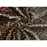 Leopard Printed 100% Stretch Polyester Fabric 1MM Velboa Fabric Eco Friendly