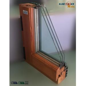 China High grade Three layers glass Aluminium Window Profiles in apartment building supplier