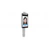 IP55 Face Recognition Attendance System Stand On Turnstile F2-TH For Temperature