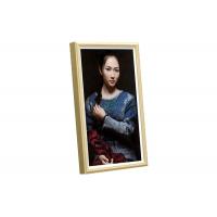 China Photo Calendar Wall Mounted Digital Signage LCD Advertising Wooden Frame 23.8In on sale
