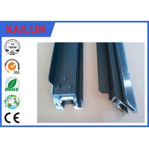 China Black Anodized Alum ZEP Solar Panel Frame Material with Four Corner Key Block Easy Installed supplier