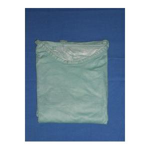 China L size Medical Isolation Gowns , Non Woven Surgical Gowns Blue color supplier
