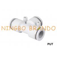 China PUT Union Tee Pneumatic Fittings Quick Connect 1/8'' 1/4'' 3/8'' 1/2'' on sale
