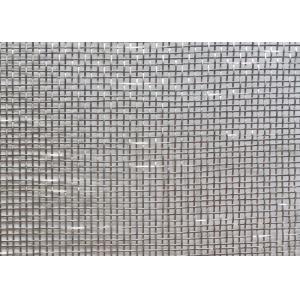 Free Oil 68% Glass Laminated Wire Mesh Fine Metal Fabrics Stainless Steel