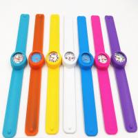 China Fashion Personised Silicone Slap Watch Bracelet With Japan Quartz Movement on sale