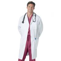Douille de manteau médical de vêtements de travail de manteau de salon de beauté longue pour des consommables de docteur