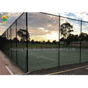 China 11 Gauge Pvc Coated 6 mX 30m Chain Link Wire Fence Sports Play Area Ground supplier