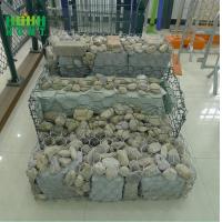 China Iron Heat Treated Galvanized Gabion Box / Hexagonal Gabion Wire Mesh on sale