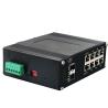 Industrial L2+ 8-Port 10/100/1000T + 2-Port 1000X SFP Managed Ethernet Switch Supports connecting USB-C port