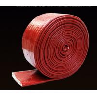 High Tenperature Silicone Rubber Cable Sleeve , Braided Fiberglass Sleeve 4-150mm Size