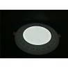 12W + 4W Recessed Led Panel Light Double Color Round Warm White AC 85-265V