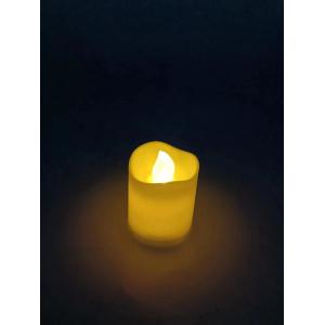 Blazing LEDz 2PK LED White Votive Candle Yellow Flickering Flame CR2032 Battery Included