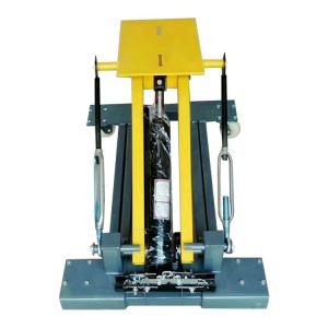 China CE 3T  Hydraulic Transmission Jack Low Lift With 4 Legs Swivel Casters supplier