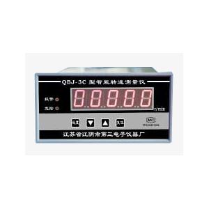 China Jiangyin No. 3 Electronic Instrument Co., Ltd. Double Channel Digital Speed Indicator QBJ-3C  AC 220V supplier