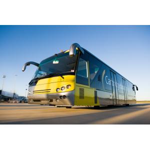 102 Passenger Low Floor Buses Airport Passenger Bus With Anti - Slip Rubber Floor