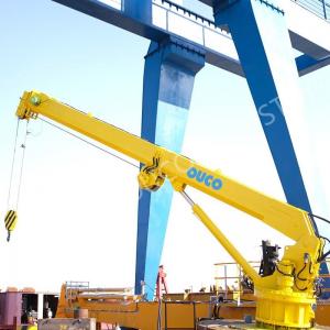 0.2t 20m Electronic Boom Marine Telescopic Crane For Boats