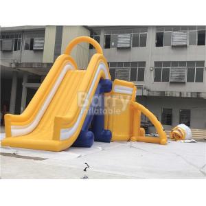 Yellow Kids Adult Giant Inflatable Sea Water Park For Summer High Durability