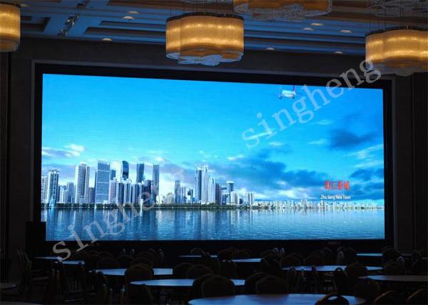 Excellent Heat Dissipation Led Advertising Display , Led Screen Wall P4 Full