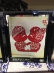 Chinese style handicraft gift paper-cut window flower paper-cut figure Facebook business gift
