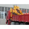 Mobile Commercial 6.3T Knuckle Boom Truck Mounted Crane with hydraulic arms For