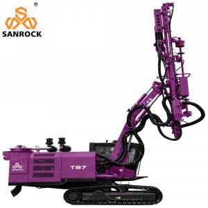 China Top Hammer Hydraulic Drilling Rig Blast Hole 24m Deep Crawler Mining DTH Drilling Rig supplier