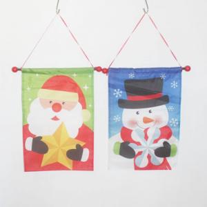 China Christmas Flag Banner Santa Claus/Snowman supplier