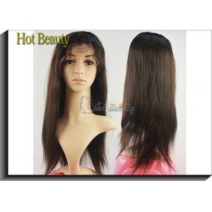 China Straight Remy Human Hair Front Lace Wigs With Baby Hair Around supplier
