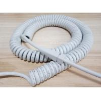 China UL20279 TPU Medical Handset Curl Spiral Cable on sale