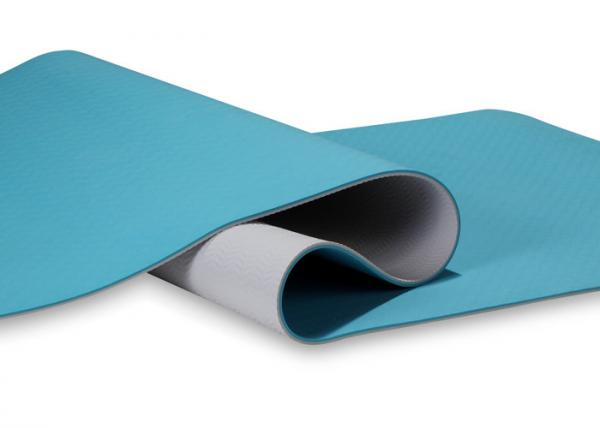 Anti Slip Surface TPE Foldable Yoga Mat , 4mm / 6mm Yoga Mat 183 X 61cm