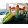 Customized mini inflatable party bouncers ， jump house with small slide for kids