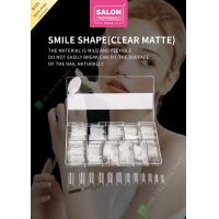 China Smile Matte False Nail Tips Salon Half Manicure Tip on sale