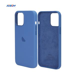 China 指紋防止 MagSafe マグネットケース OEM / ODM リキッドシリコンケース iPhone Samsung用 supplier