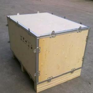 Collapsible Wood Shipping Box Disassemble Materials Fumigation Wooden Box