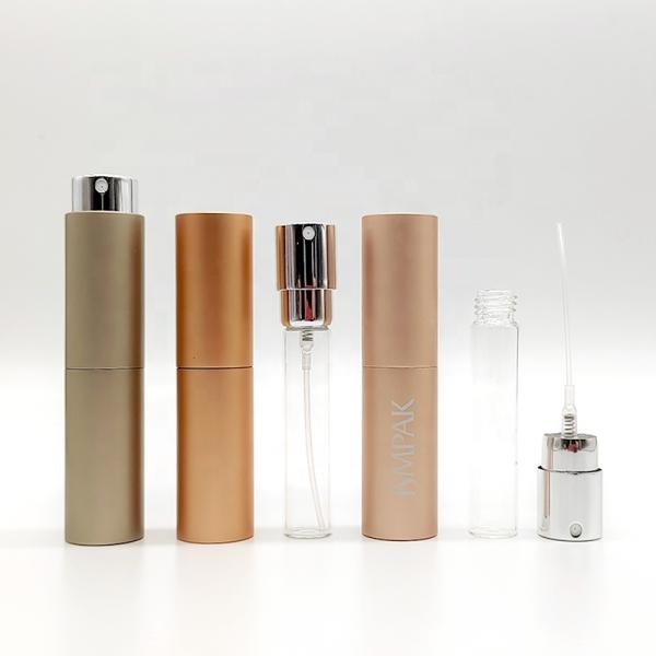 Unique 5ml Easy Fill Glass Spray Travel Portable Mini Refillable Perfume Atomizer Bottle
