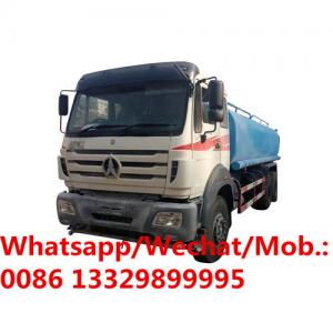 beiben 6*4 20m3 20000 liters water transport tank spray bowser truck, cistern tanker transported vehicle for sale
