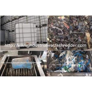 IBC Drum Metal Shredder Machine , High Torque Shearing Scrap Metal Shredder