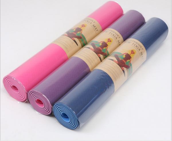 Gymnastics Equipment Gym Exercise Eco Friendly PVC Yoga Mat Exercise TPE Yoga