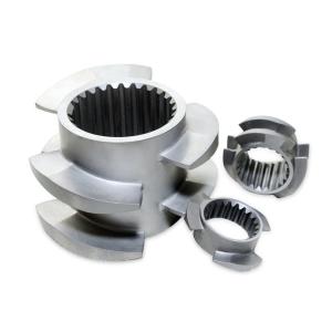 Wear Resistant HRC 58-62 Triangle Flighted Screw Element Plastic Extruder Segments