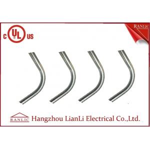 China White Zinc Plated Steel EMT Elbow PVC Coated Electrical Fittings And Accessories supplier