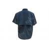 Men's 100%Nylon Work Shirt Short Sleeve Mesh Embroidery Holes