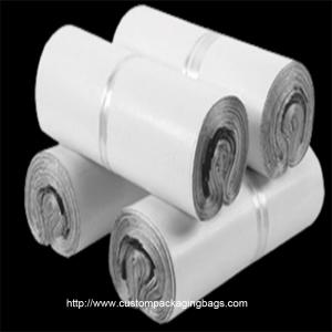 China White Poly Mailing Bags PE Plastic Material Moisture Proof Durable For Clothes supplier