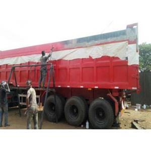 45m3 bulk heavy duty tipper trailer , 5 axle dumper trailer with 13R22.5 Tyre, Sinomicc brand semi dump trailer