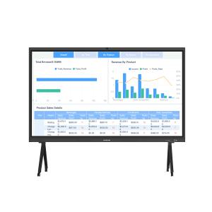China 3840*2160 4K Resolución Interactivo Smart Board con Minutos de Reunión Inteligentes y Transcripción Automática de Resumen impulsada por IA supplier