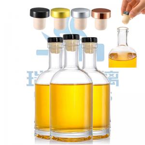 China 300ml Private Label Glass Liquor Bottles for Alcoholic Beverage Vodka Liquid Spirit supplier