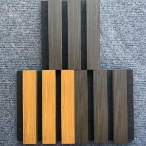 Slat Veneer Wooden Perforated Acoustic Panels For Home Theater